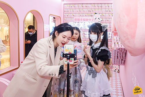 青浦盒马生鲜认养一头牛春日桃园会新品发布拍摄